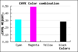 #7E5DB7 color CMYK mixer