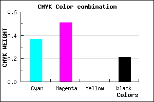 #7E62C9 color CMYK mixer