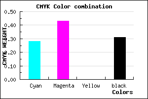 #7E63AF color CMYK mixer
