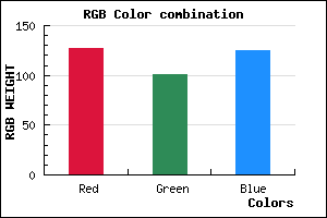 rgb background color #7F657D mixer