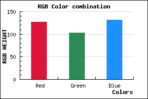 rgb background color #7F6783 mixer
