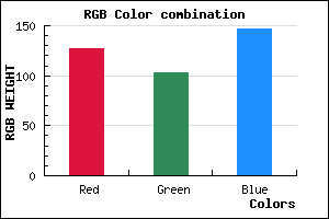 rgb background color #7F6793 mixer