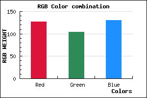 rgb background color #7F6882 mixer