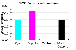 #7F69B4 color CMYK mixer