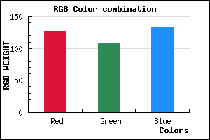 rgb background color #7F6C84 mixer