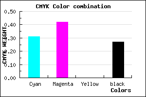 #7F6CB9 color CMYK mixer