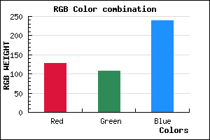 rgb background color #7F6CEF mixer