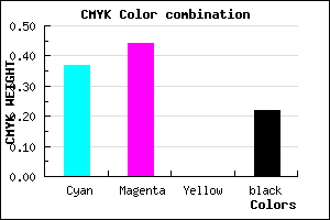 #7F70C8 color CMYK mixer