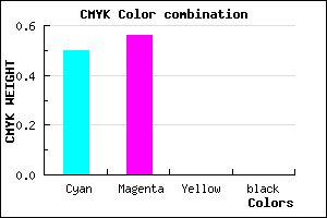 #7F70FF color CMYK mixer