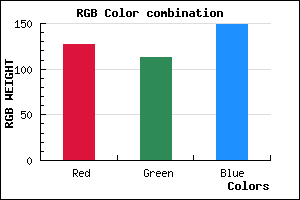 rgb background color #7F7195 mixer