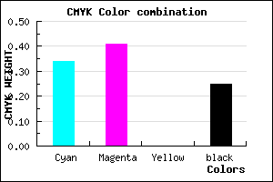 #7F71BF color CMYK mixer