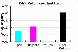 #7F7796 color CMYK mixer