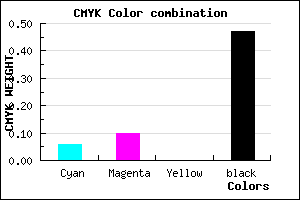 #7F7987 color CMYK mixer