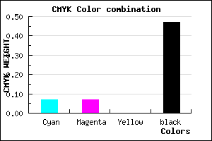 #7F7E88 color CMYK mixer