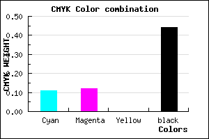 #7F7E8F color CMYK mixer