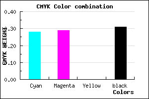 #7F7EB1 color CMYK mixer