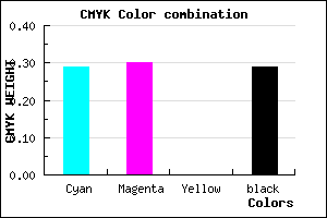 #7F7EB4 color CMYK mixer