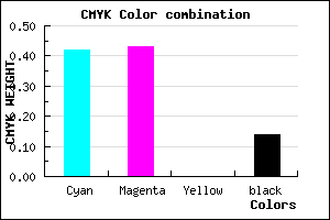#7F7EDC color CMYK mixer