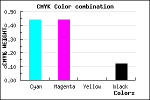 #7F7EE1 color CMYK mixer