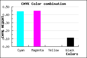 #7F7EE4 color CMYK mixer