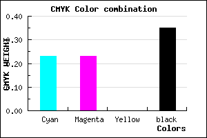 #7F7FA5 color CMYK mixer