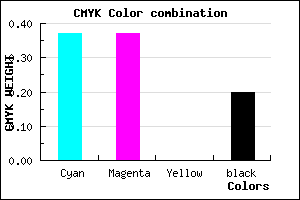 #7F7FCB color CMYK mixer