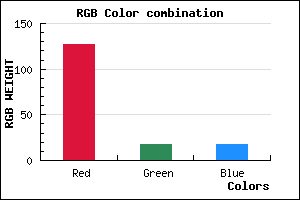 rgb background color #7F1212 mixer