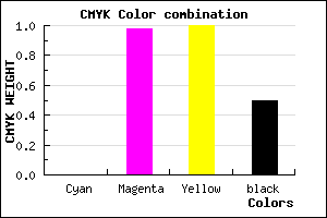 #7F0300 color CMYK mixer