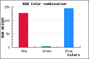 rgb background color #7F0391 mixer