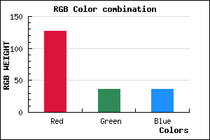 rgb background color #7F2424 mixer