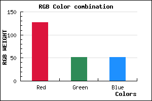 rgb background color #7F3333 mixer