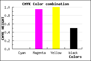 #7F0600 color CMYK mixer