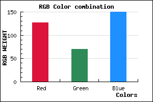 rgb background color #7F4696 mixer