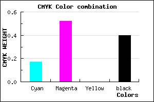 #7F4999 color CMYK mixer