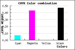 #7F4E88 color CMYK mixer