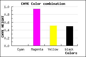 #7F083E color CMYK mixer