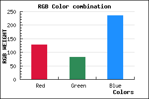 rgb background color #7F52EC mixer