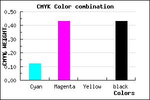 #7F5391 color CMYK mixer