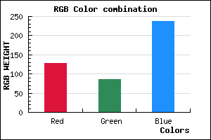 rgb background color #7F56EE mixer