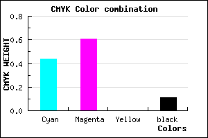 #7F58E4 color CMYK mixer