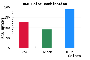 rgb background color #7F5ABC mixer