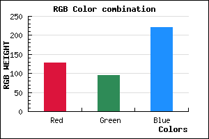 rgb background color #7F5EDC mixer