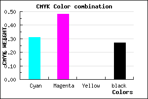 #7F61B9 color CMYK mixer