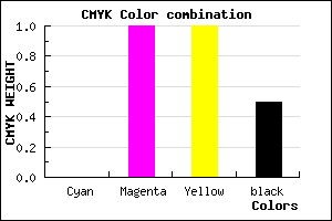 #800000 color CMYK mixer