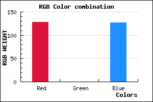 rgb background color #80007F mixer