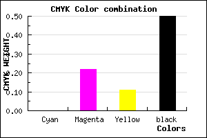 #806472 color CMYK mixer