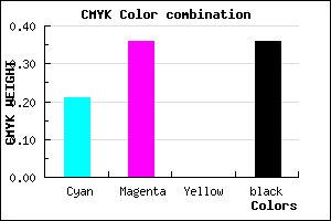 #8069A3 color CMYK mixer