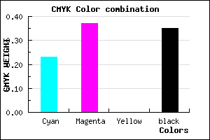 #8069A6 color CMYK mixer