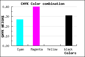 #8069B0 color CMYK mixer