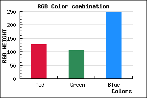 rgb background color #8069F7 mixer
